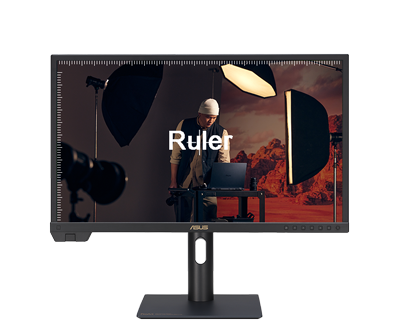 ASUS ProArt Display PA24US 4K HDR Professional Monitor Ruler Mode