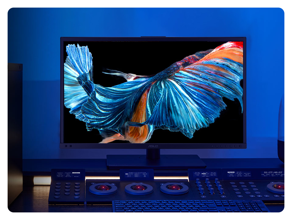 true black hues, ASUS 26.9 ProArt 4K HDR OLED Display PA27DCE-K