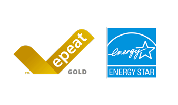 epeat Gold and Energy Star certification logos
