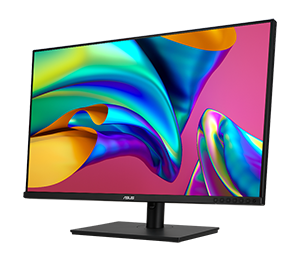 angled view of the asus proart pa329cv