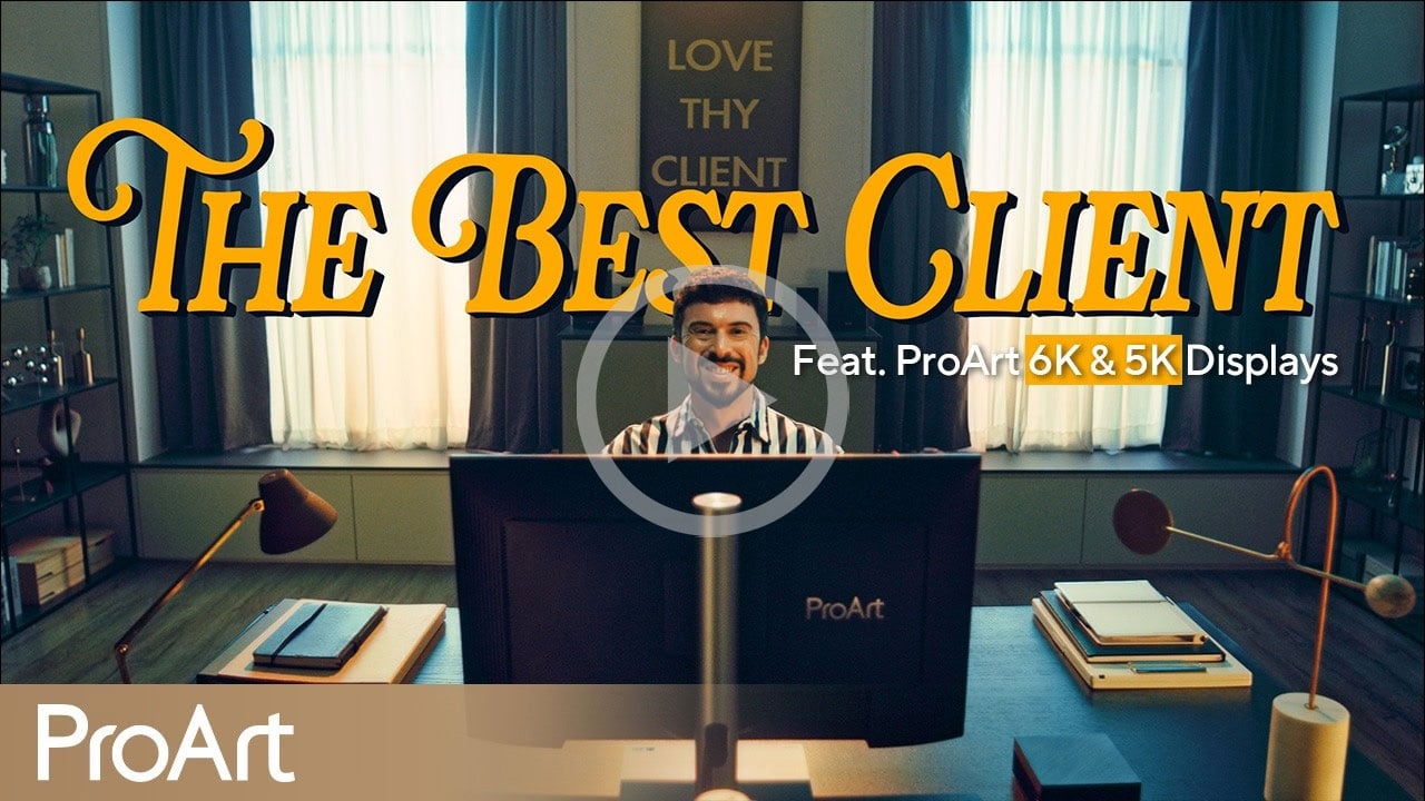 video thumbnail showing the key features of the asus proart monitor