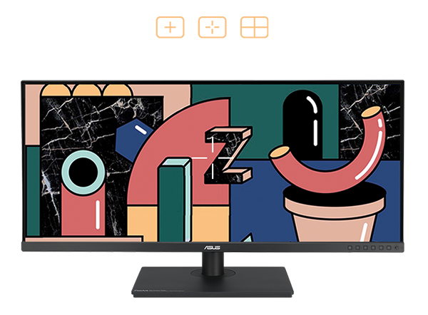 ASUS ProArt PA348CGV with central Marker