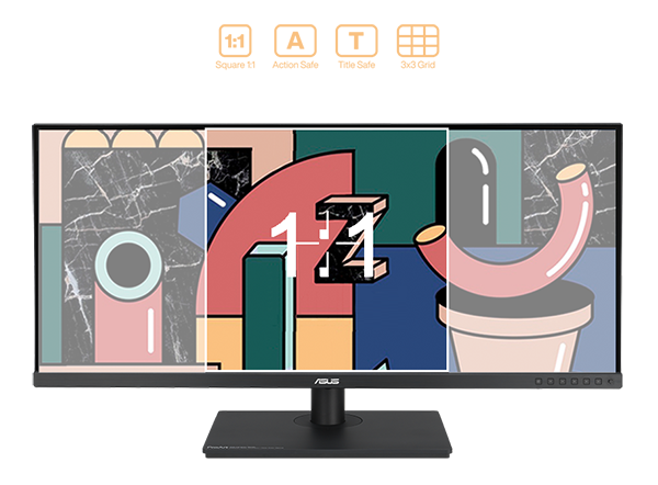 ASUS ProArt PA348CGV 34 inch Monitor with Safety Area