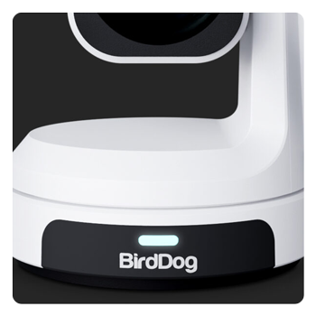 close up of the birddog ptz camera base