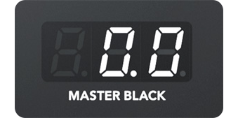 Master Black lcd indicator display