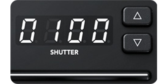 ATEM Camera Control shutter speed controls