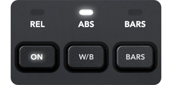 White Balance Control Buttons and Indicator LEDs