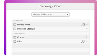 Blackmagic Cloud Backup 8 software window