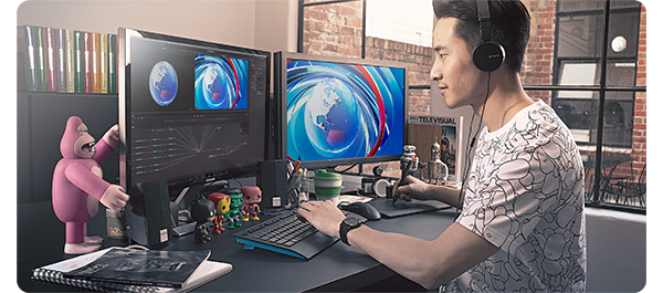 Visual Effects Artist working on broadcast graphics in DaVinci Resolve Fusion