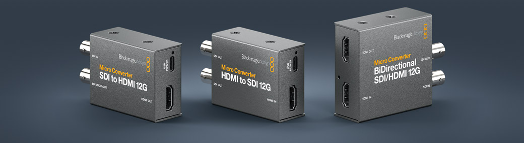 Blackmagic Design Micro Converter BiDirectional SDI/HDMI 12G with PSU