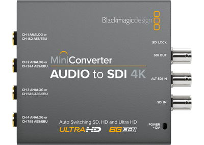 Blackmagic Design Mini Converter Audio to SDI 4K