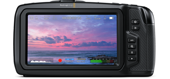 Blackmagic Pocket Cinema Camera 4K w/ SmallRig Cage + SmallRig SSD Mount & 500GB LaCie Rugged SSD