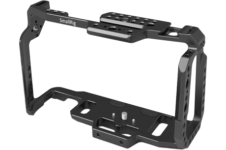 Blackmagic Pocket Cinema Camera 4K w/ SmallRig Cage + SmallRig SSD Mount & 500GB LaCie Rugged SSD
