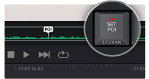 DaVinci Resolve Replay Editor set point of interest key with video feeds in background