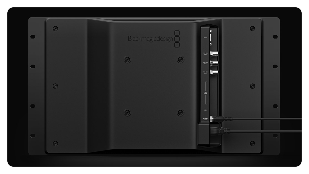 rear view of the blackmagic smartview 4k