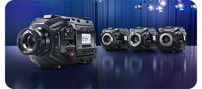 examples of the interchangeable lens mount on the blackmagic ursa broadcast g2