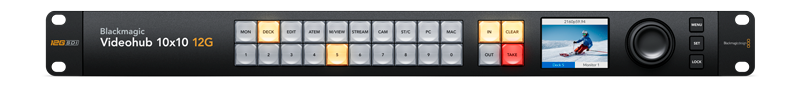 Blackmagic Videohub 10x10 12G Video Router