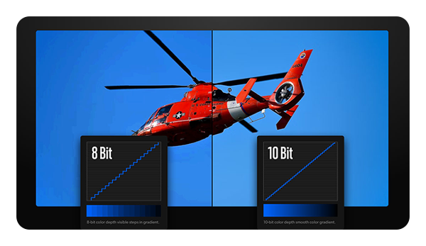 8 bit and 10 bit video quality comparison