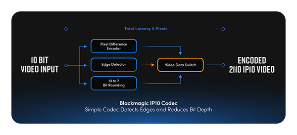 blackmagic IP10 codec workflow
