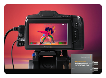 camera connected to the atem constellation via hdmi