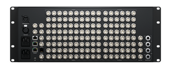 image of Blackmagic ATEM Constellation series rear connections