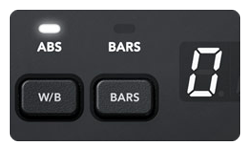camera colour bars button