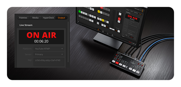 blackmagic atem built in streaming engine