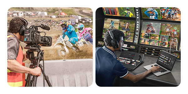 blackmagic streaming encoder being used for camera control and remote colour balance