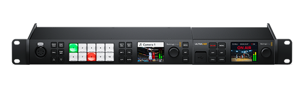 blackmagic streaming encoder in a rack mount