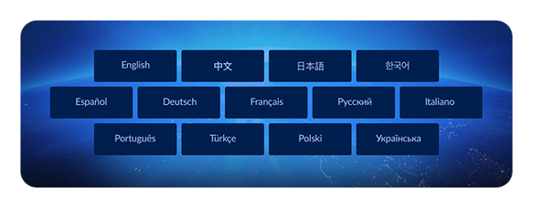 blackmagic videohub mini languages