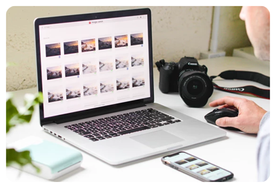 image.canon interface on a mac book
