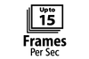 15fps continuous shooting icon