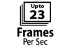 23fps continuous shooting icon