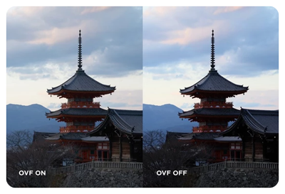 example of ovf assist on and off