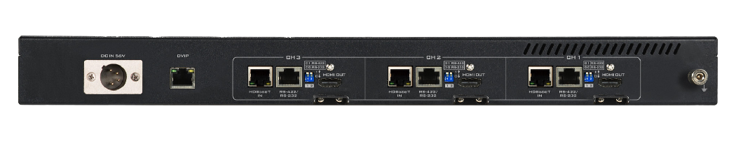 back view of the datavideo hdbaset receiver