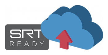 srt logo with a cloud illustration