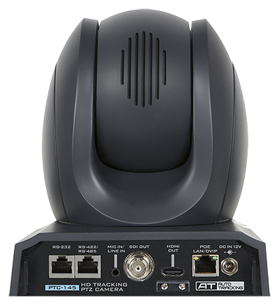 rear view of the datavideo ptz camera