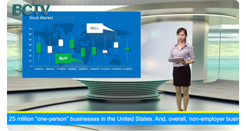 preview image of news broadcast looking at stock market performance