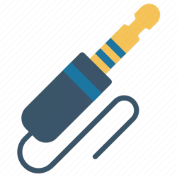 illustrated icon of Aux cable connector
