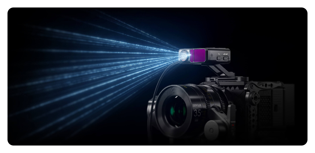 focus pro lidar attached to the DJI RS 4 Pro