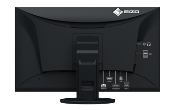 rear view image of EIZO EV2490 showing annotated connectivity