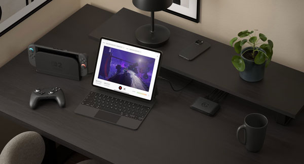 Nintendo Switch 2 connected to Elgato Game Capture 4K S and macbook