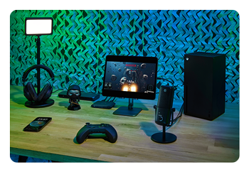 Elgato 4K X gaming setup with tablet