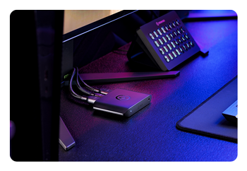 Elgato 4K X on a desk