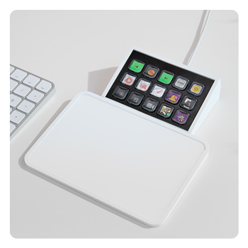 Stream Deck Module on a desk