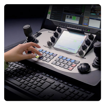 Stream Deck Module fitted into control panel