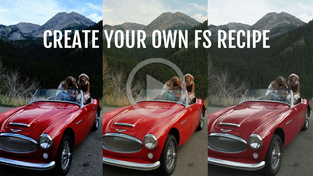 video thumbnail showing the FS recipe of the fujifilm camera