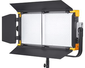 Godox LD150R LED Panel light with Barndoor attachment