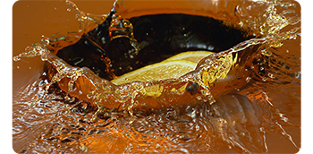 image of water splashing