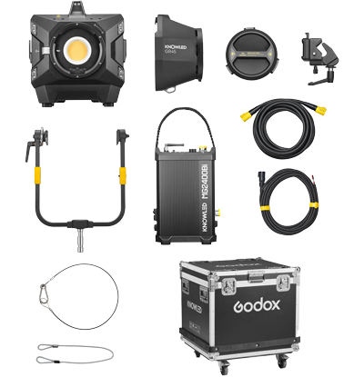 Godox Knowled MG2400Bi Bi-Colour COB LED Light K2 Kit